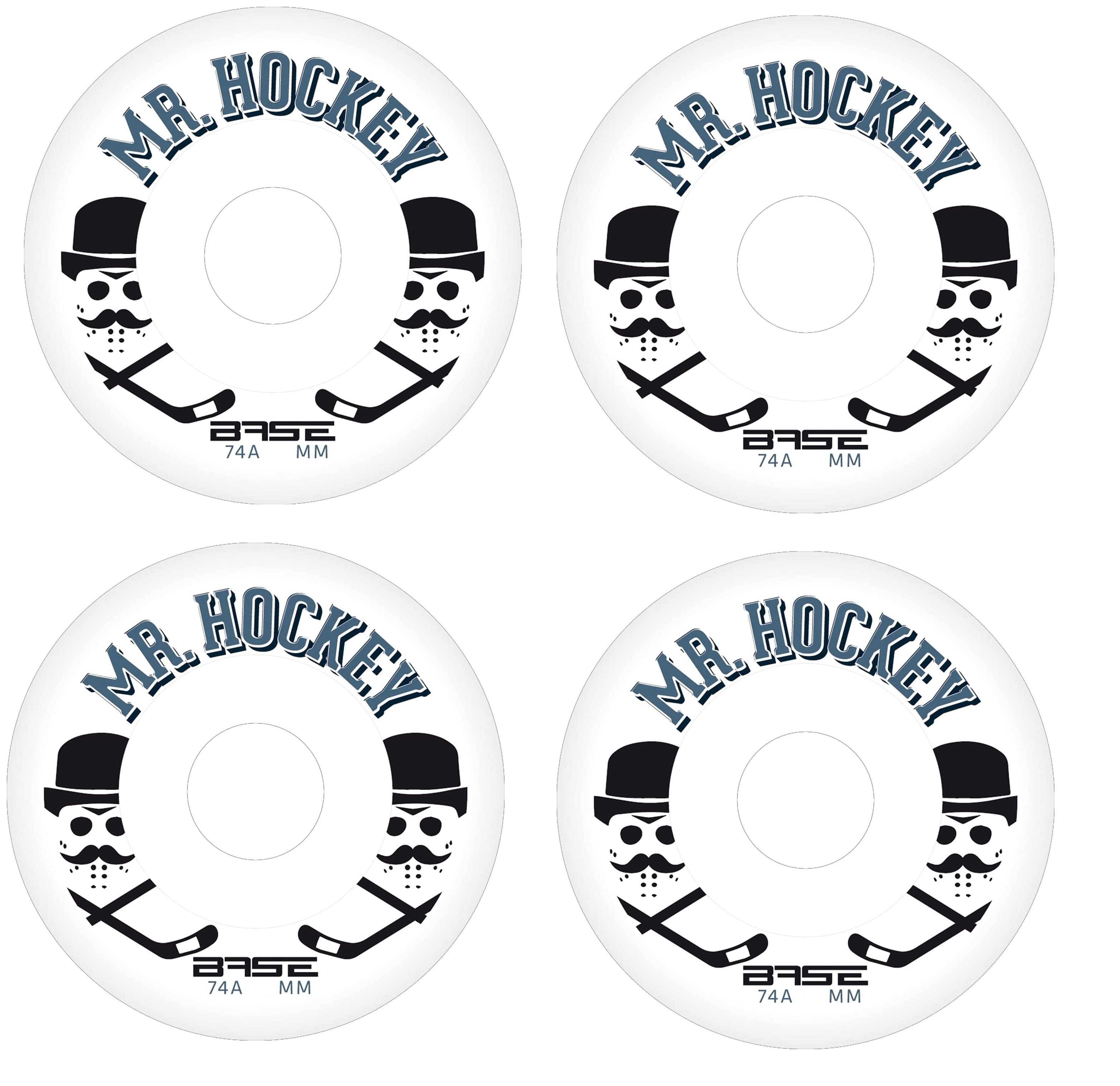 Base Mr. Hockey Inline Rollen Inlinehockey 74 A weich 80 mm